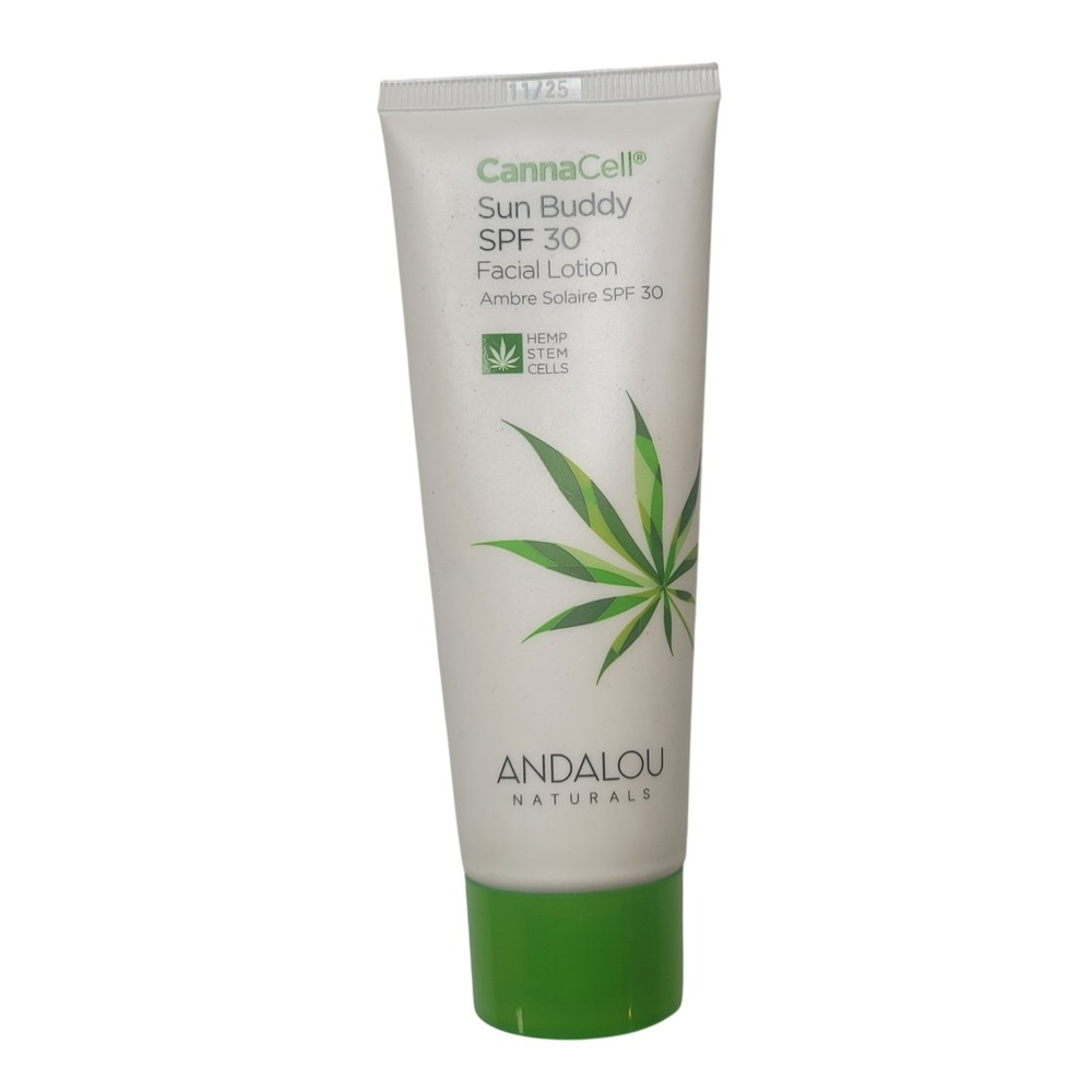Andalou Naturals CannaCell Sun Buddy SPF 30 Facial Lotion 2.7oz